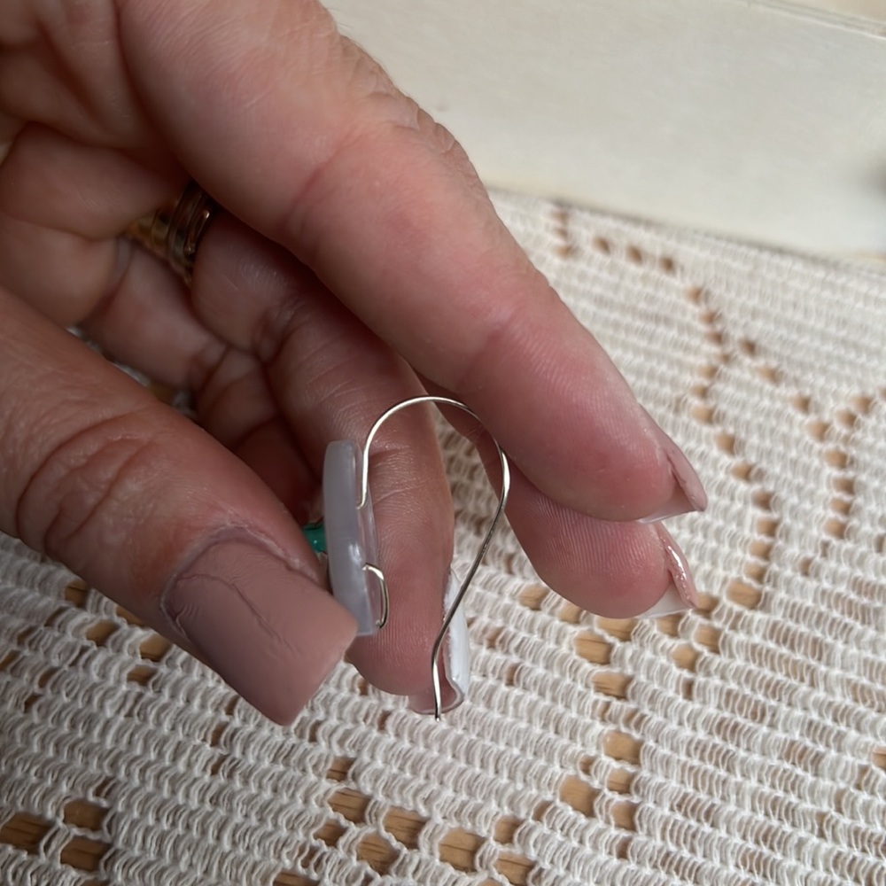 Button earrings - Picture 2 of 2